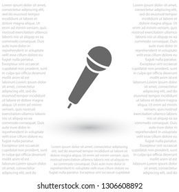 Microphone icon vector 10 eps design