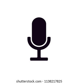 Microphone icon vector