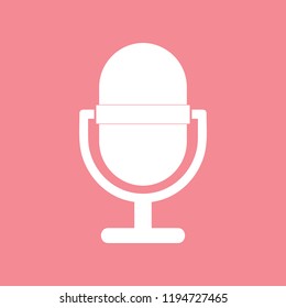 Microphone icon vector