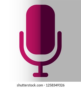 microphone icon vector