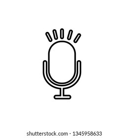 microphone icon vector