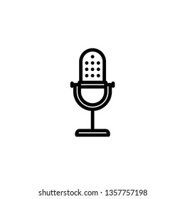 Microphone icon vector