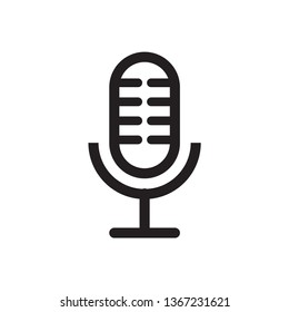 microphone icon vector