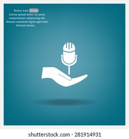 Microphone Icon- Vector