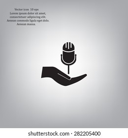Microphone Icon- Vector