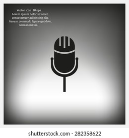 Microphone Icon- Vector
