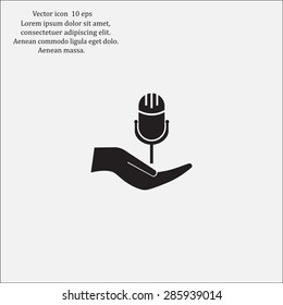 Microphone Icon- Vector