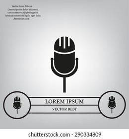 Microphone Icon- Vector