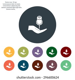 Microphone Icon- Vector