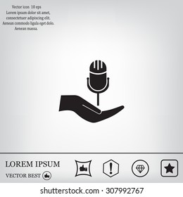 Microphone Icon- Vector