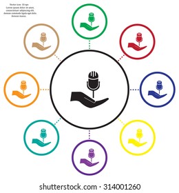Microphone Icon- Vector