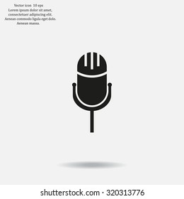 Microphone Icon- Vector