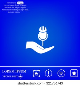 Microphone Icon- Vector