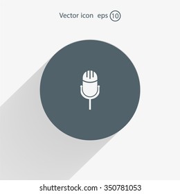 Microphone Icon- Vector