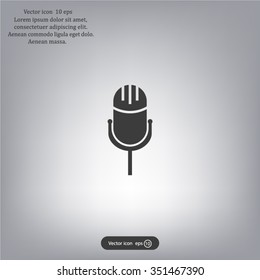 Microphone Icon- Vector