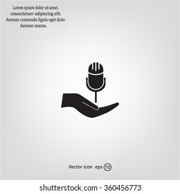 Microphone Icon- Vector
