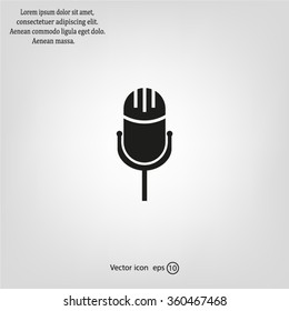 Microphone Icon- Vector