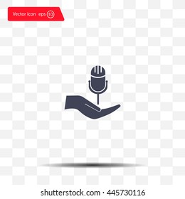 Microphone Icon- Vector