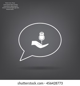 Microphone Icon- Vector