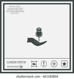 Microphone Icon- Vector