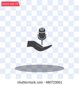 Microphone Icon- Vector