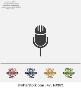 Microphone Icon- Vector