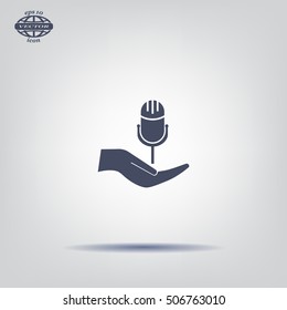 Microphone Icon- Vector