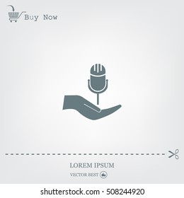 Microphone Icon- Vector