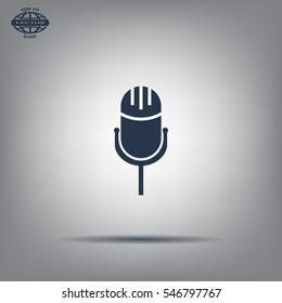 Microphone Icon- Vector