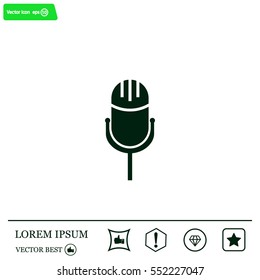 Microphone Icon- Vector
