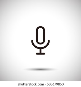 Microphone icon vector