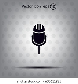 Microphone Icon- Vector
