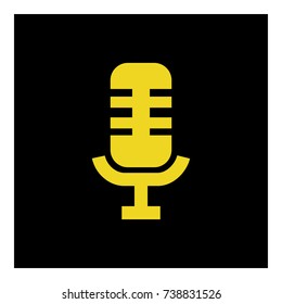 microphone icon vector