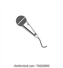 microphone icon vector
