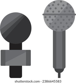 ILUSTRACIÓN de imágenes vectoriales de iconos de micrófono