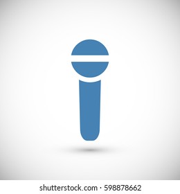 microphone icon, vector best flat icon, EPS