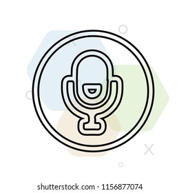 Microphone Icon Vector Can Be Used As Png, Microphone