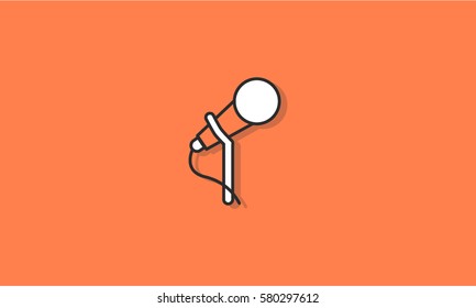 Microphone Icon Vector Concept