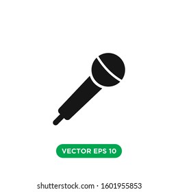 microphone icon vector concept design template