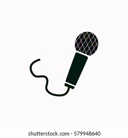Microphone  icon. Vector design.