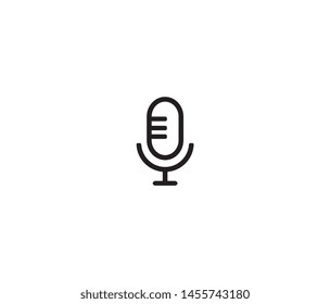 microphone icon vector design element logo template