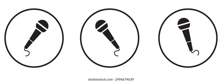 Microphone Icon VECTOR DESIGN EPS 10