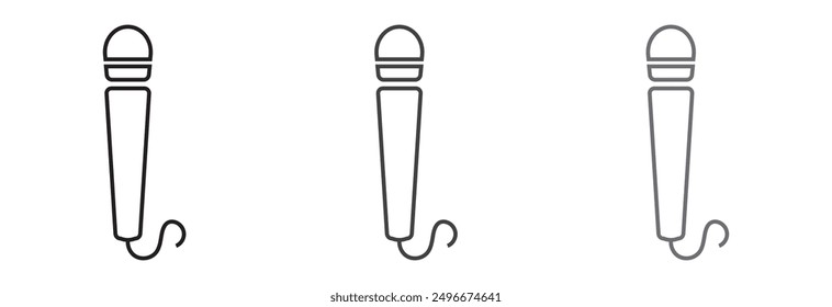 Microphone Icon VECTOR DESIGN EPS 10