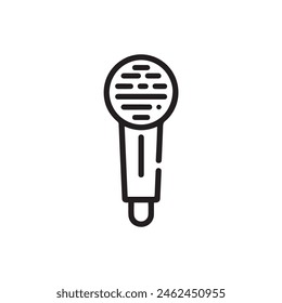Diseño de Vector de iconos de micrófono.
