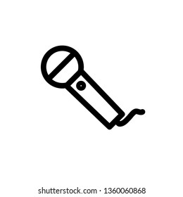 Microphone icon vector design template