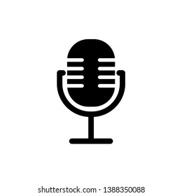 microphone icon vector design template