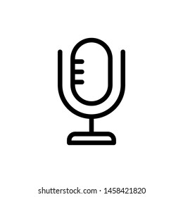 Microphone icon vector design template
