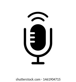 Microphone icon vector design template