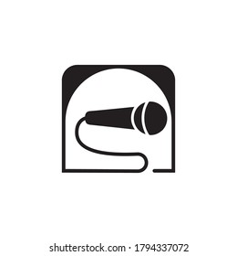Microphone Icon vector Design Template illustration