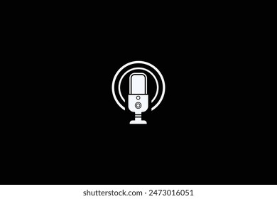 Microphone Icon Vector Design Template